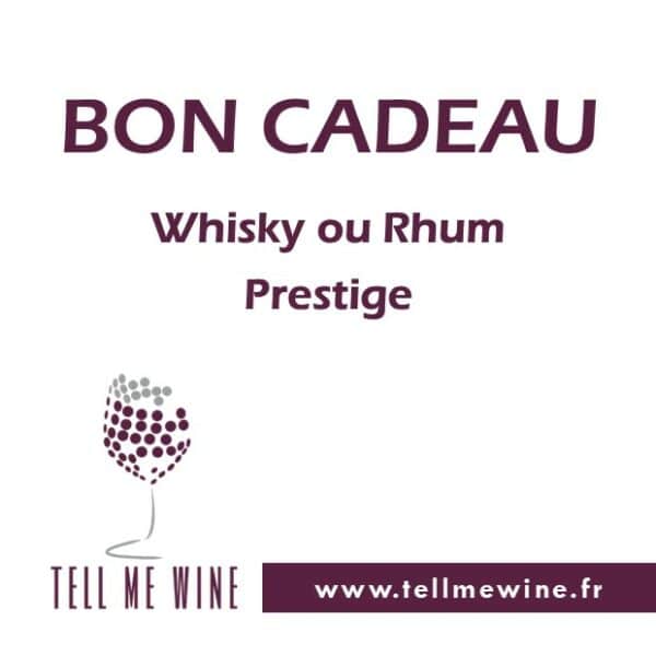 Bon cadeau Whisky / Rhum Prestige