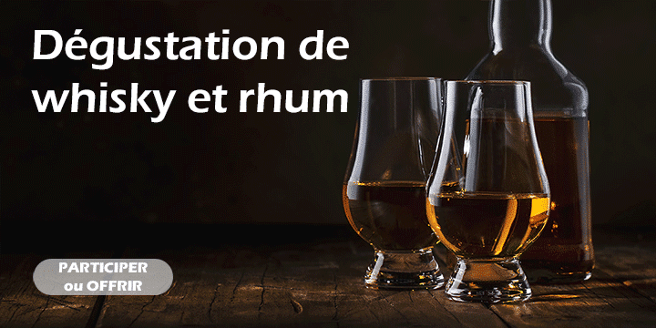 Atelier d'Initiation à la Dégustation de Rhum au Mans dans la Sarthe